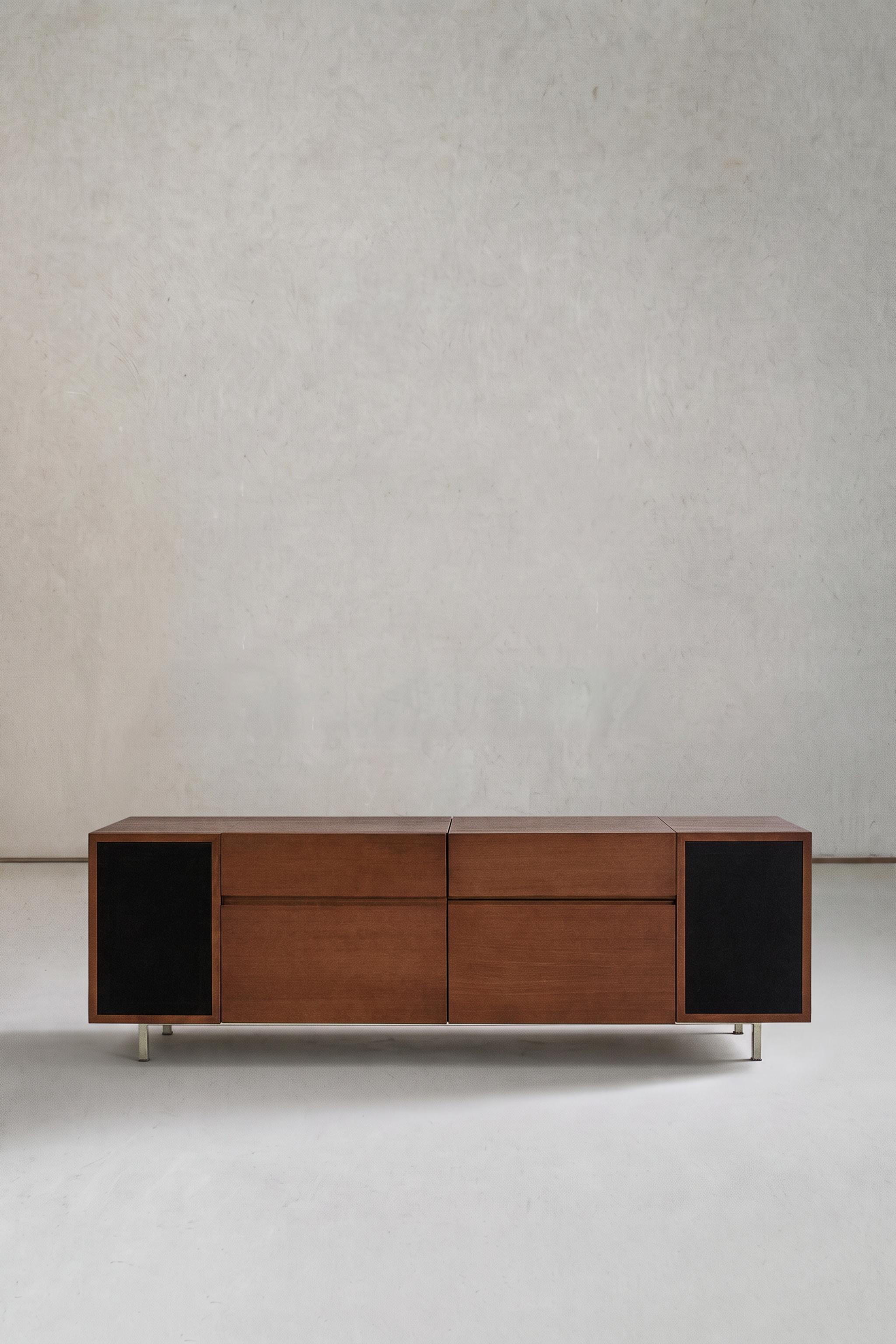 OAK STORAGE CONSOLE